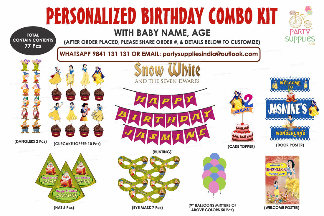 Snow And White Theme Preferred Combo Kit