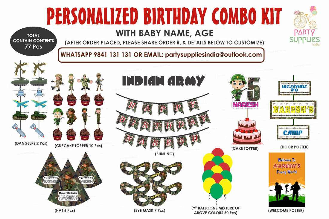 Military Theme Preferred Combo Kit