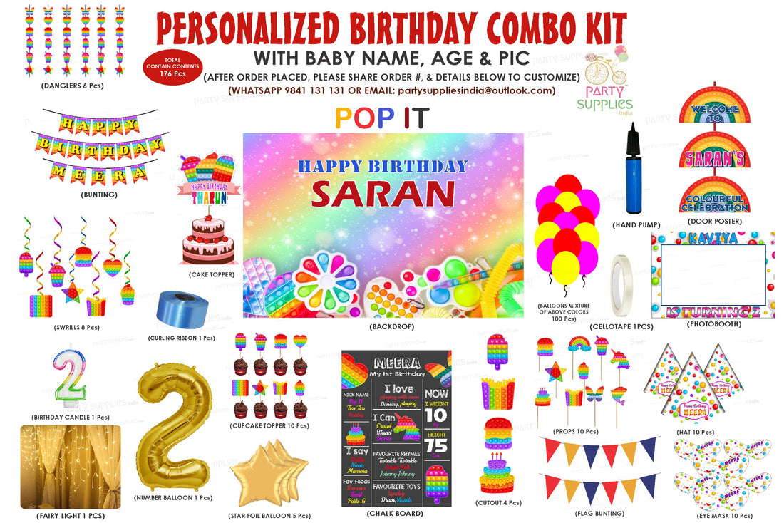 PSI Pop It Theme Premium Combo Kit
