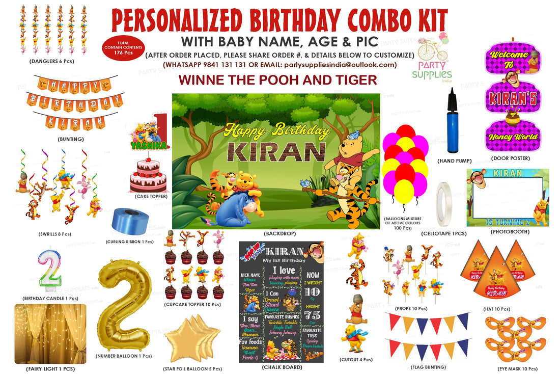 Winnie the Pooh Theme Premium Combo Kit