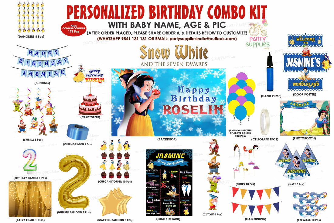 Snow And White Theme Premium Combo Kit