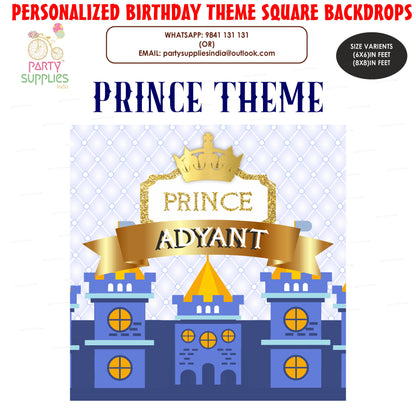 Prince Theme Customized Square Backdrop