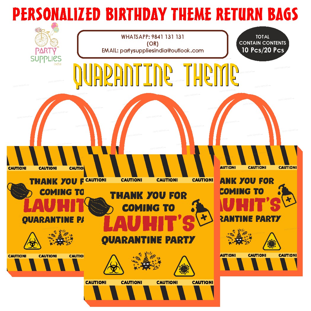 Quarantine Theme Return Gift Bag