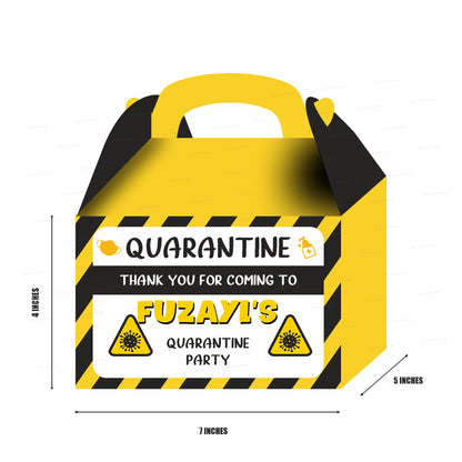 Quanrantine Theme Goodie Return Gift Boxes