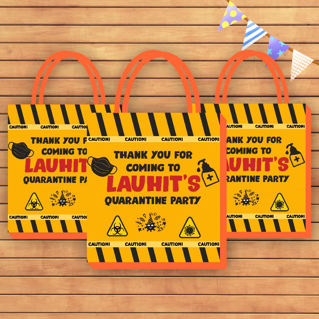 Quarantine Theme Return Gift Bag