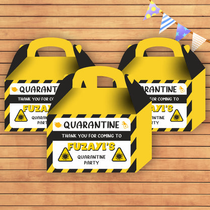 PSI Quanrantine Theme Goodie Return Gift Boxes