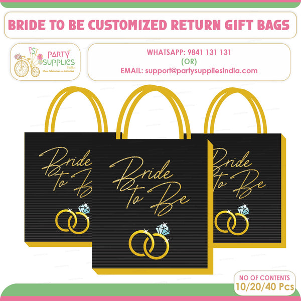 Bride to Be Theme Return Gift Bag
