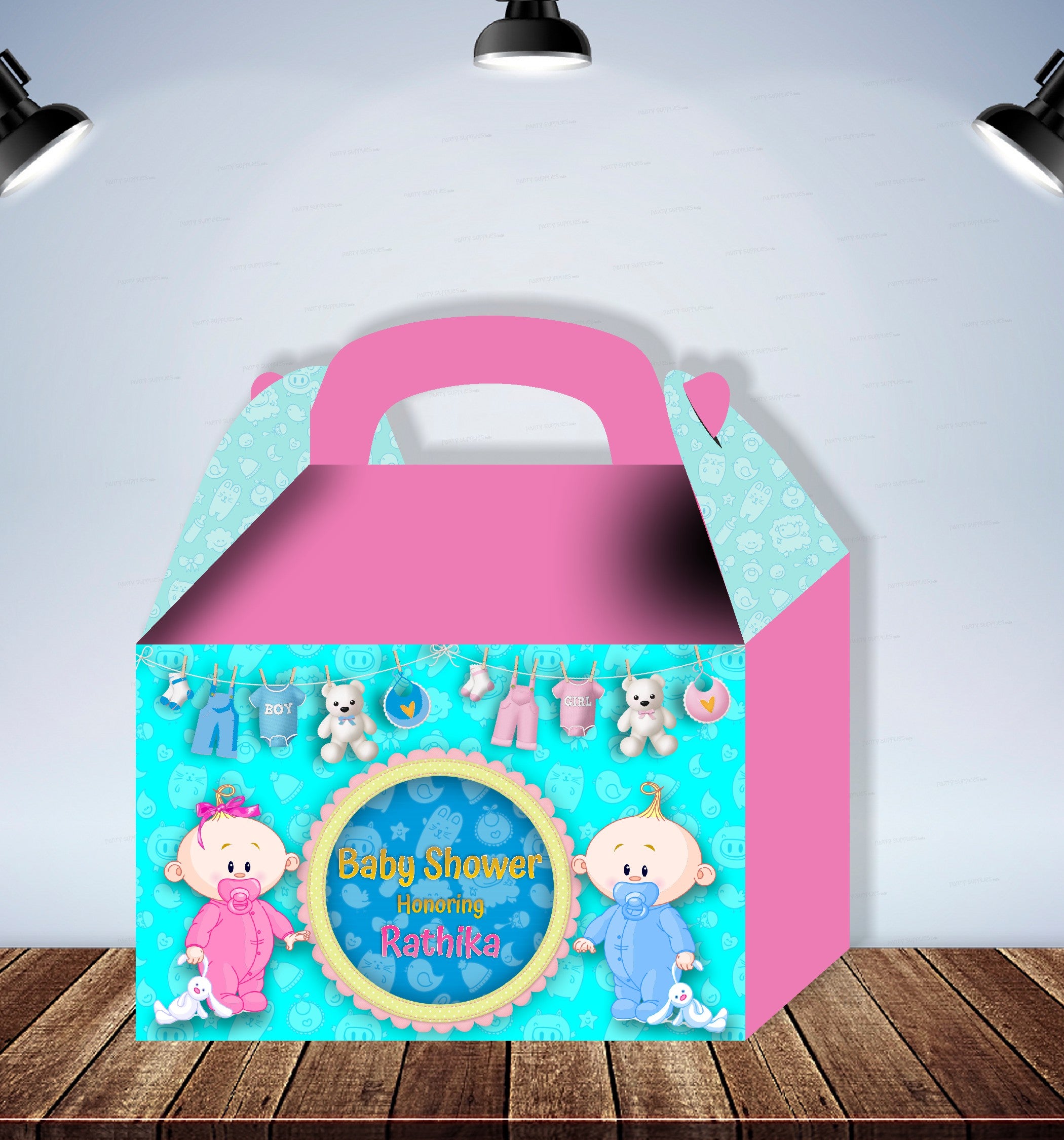 PSI Baby Shower Theme Goodie Return Gift Boxes