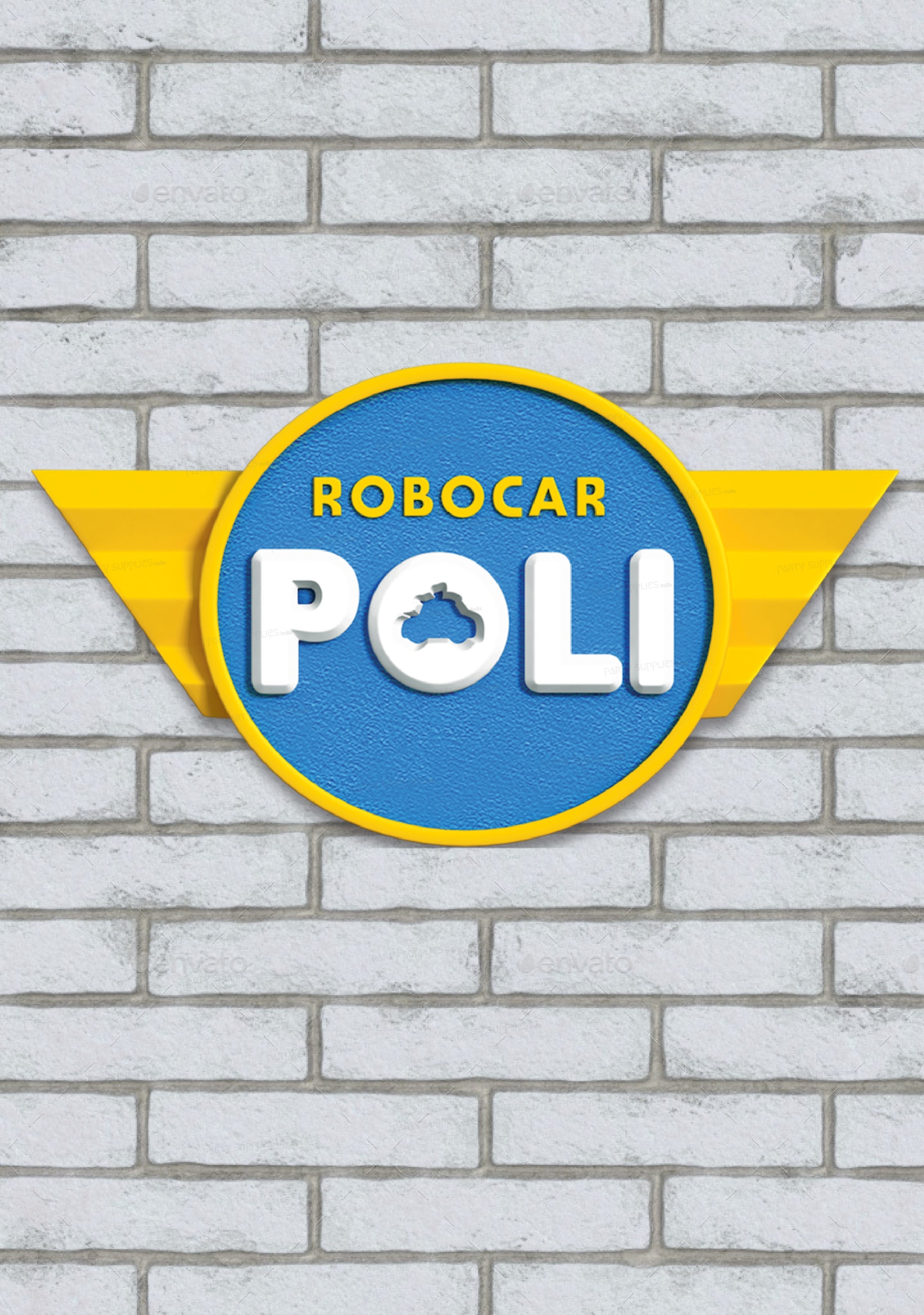 Robo Poli  Theme Cutout RBP-09