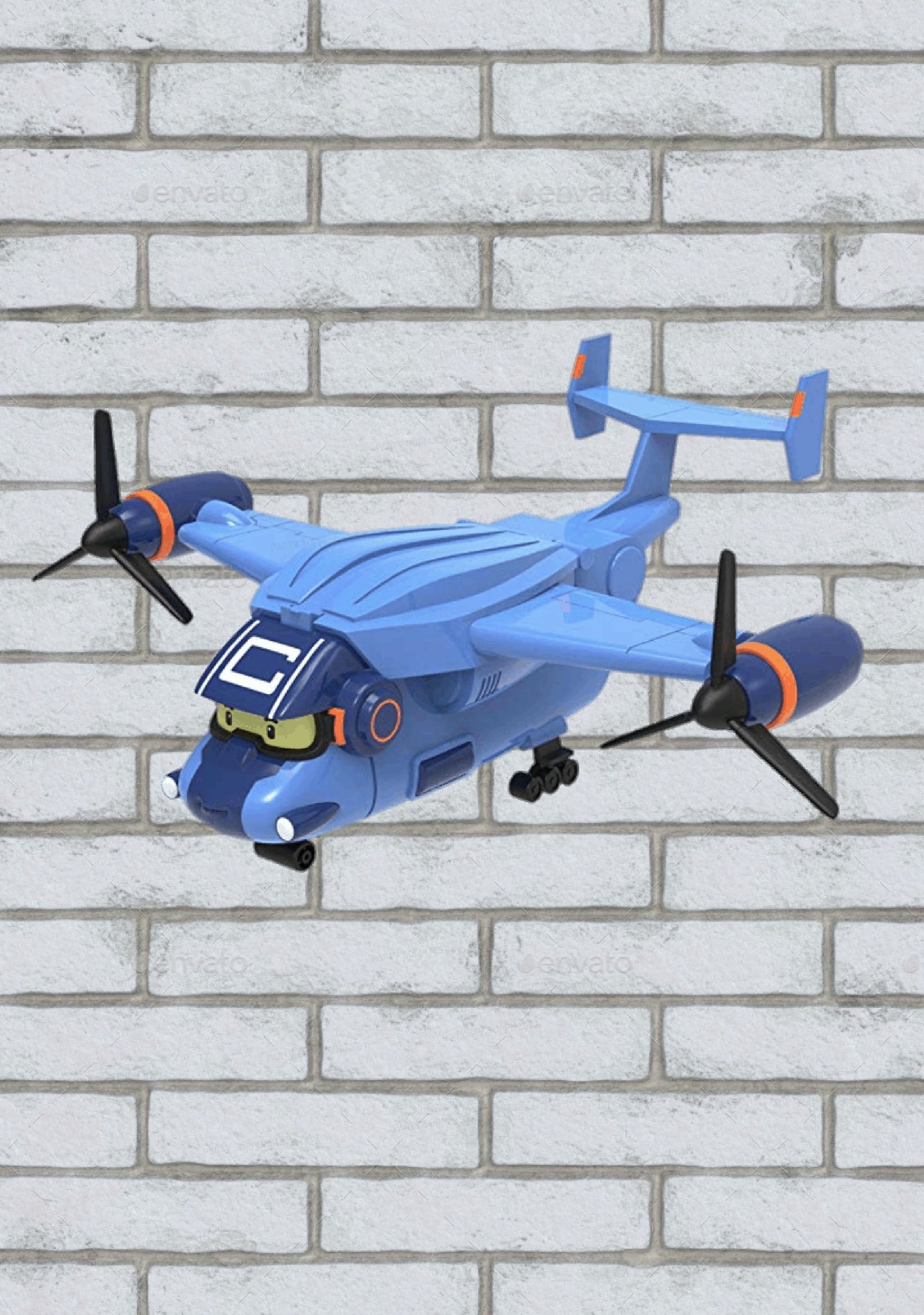 Robo Poli  Theme Cutout RBP-13