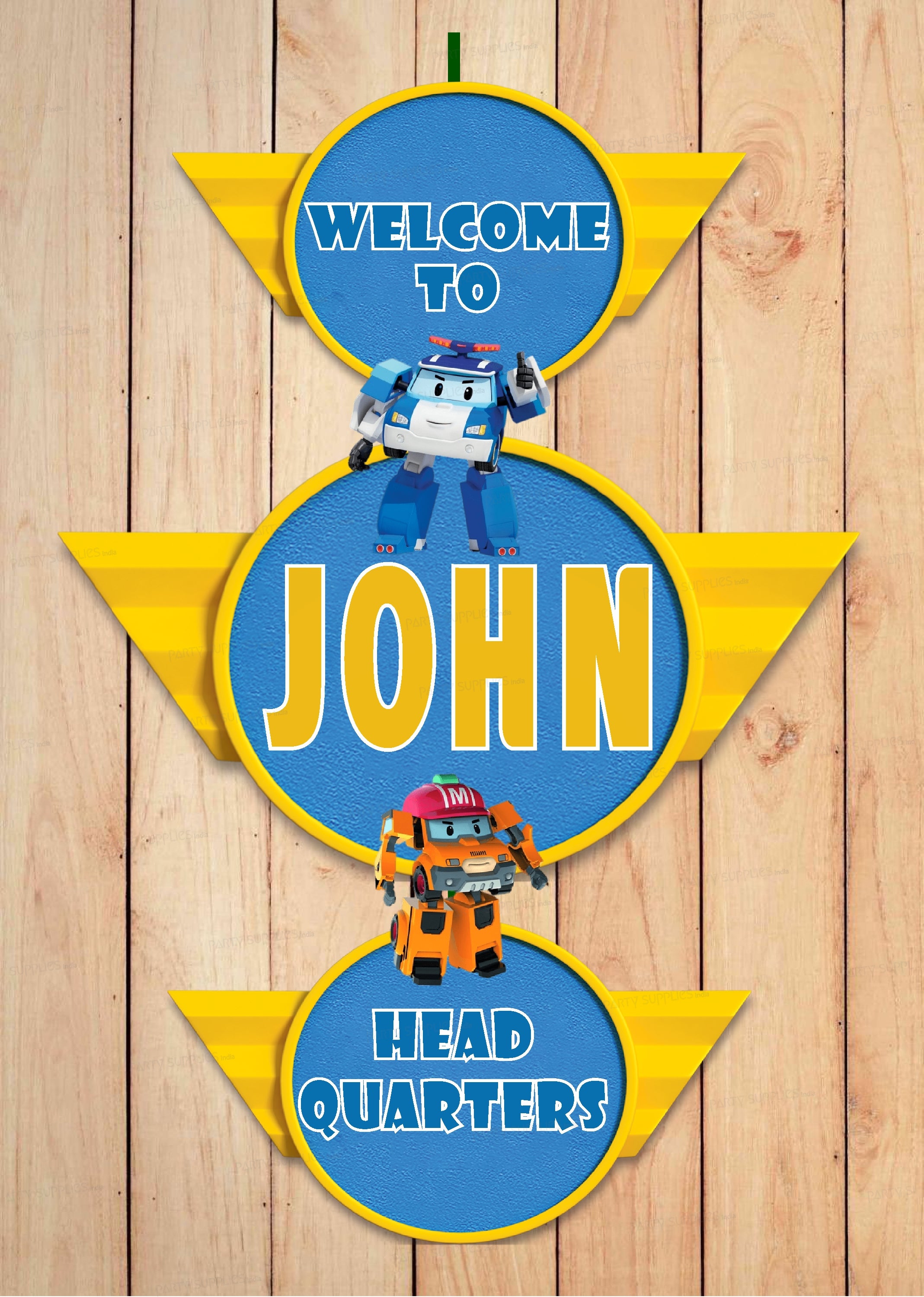 Robo Poli  Door Poster