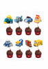 Robo Poli Theme  Customized Cup Cake Topper - image 1 of 3 | Party Supplies India