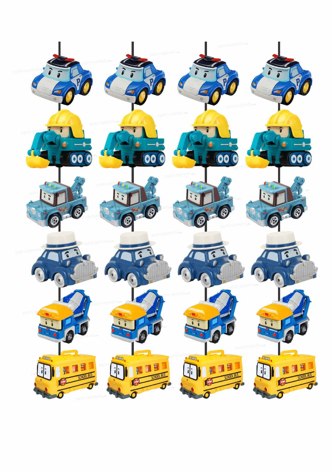 Robo Poli Theme Dangler