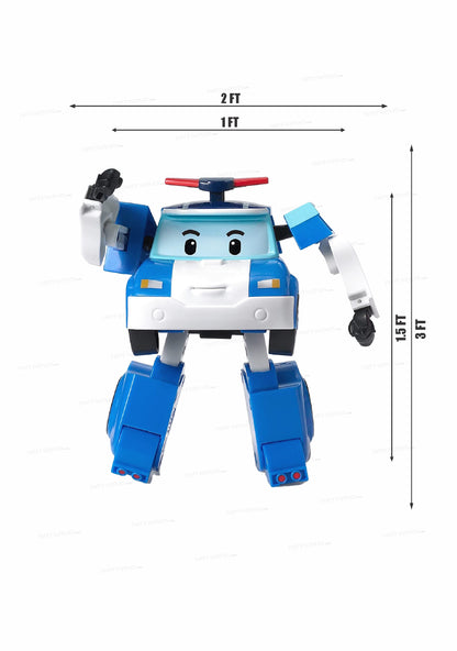 Robo Poli  Theme Cutout RBP-01