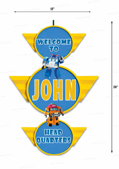 Robo Poli  Door Poster