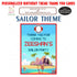 Sailor Theme Thank You Card - image 1 of 3 | Party Supplies India