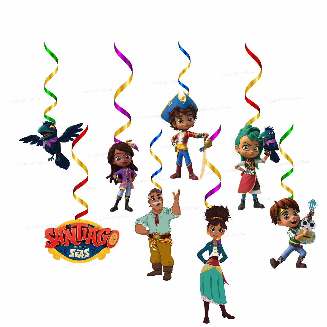 Santiago Theme Swirls