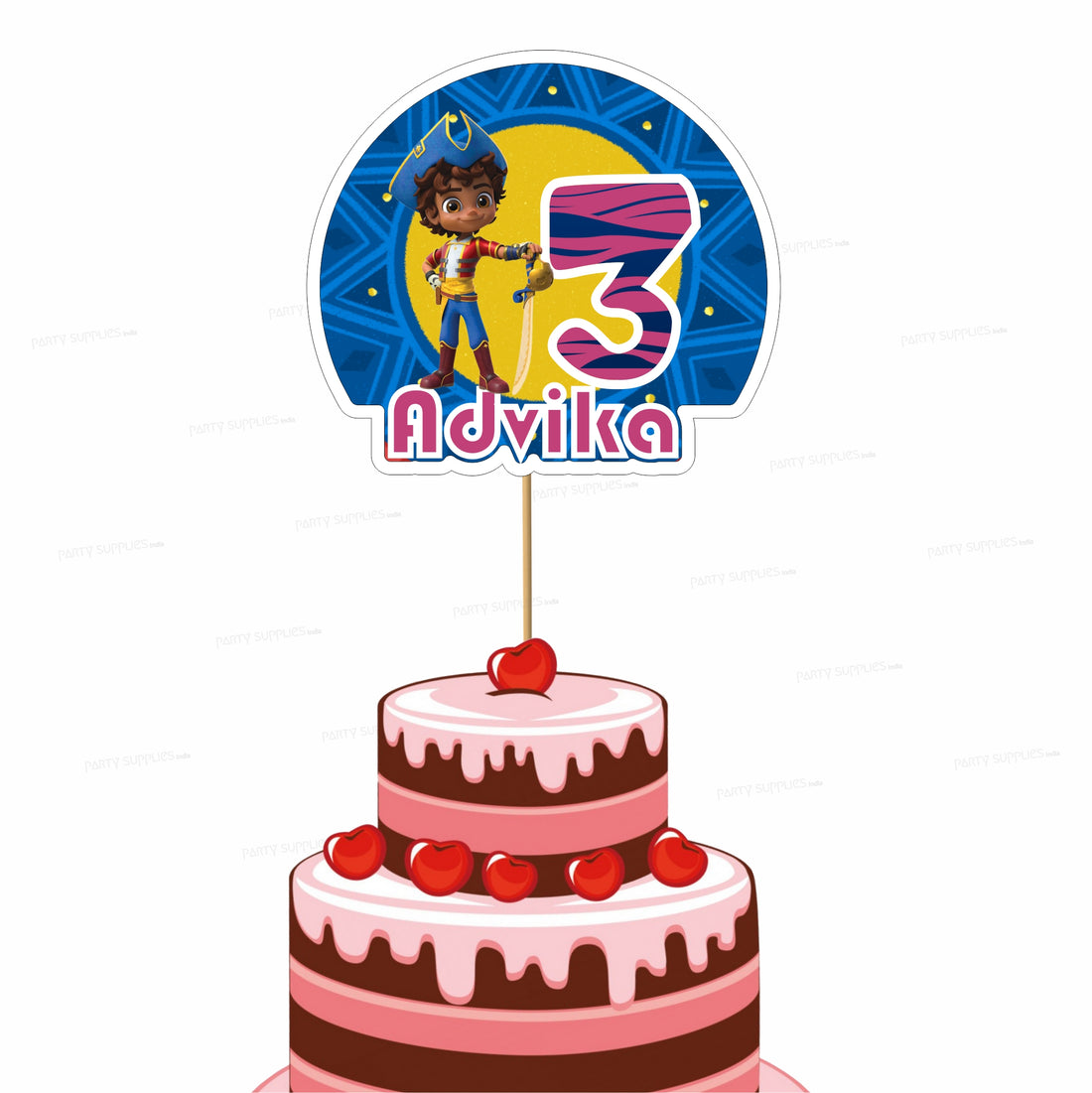 Santiago Theme Cake Topper