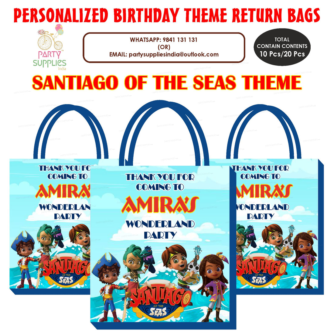 Santiago Theme Return Gift Bag