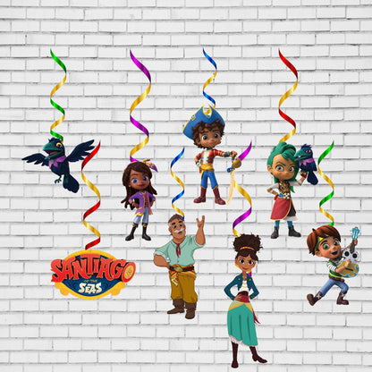 Santiago Theme Swirls