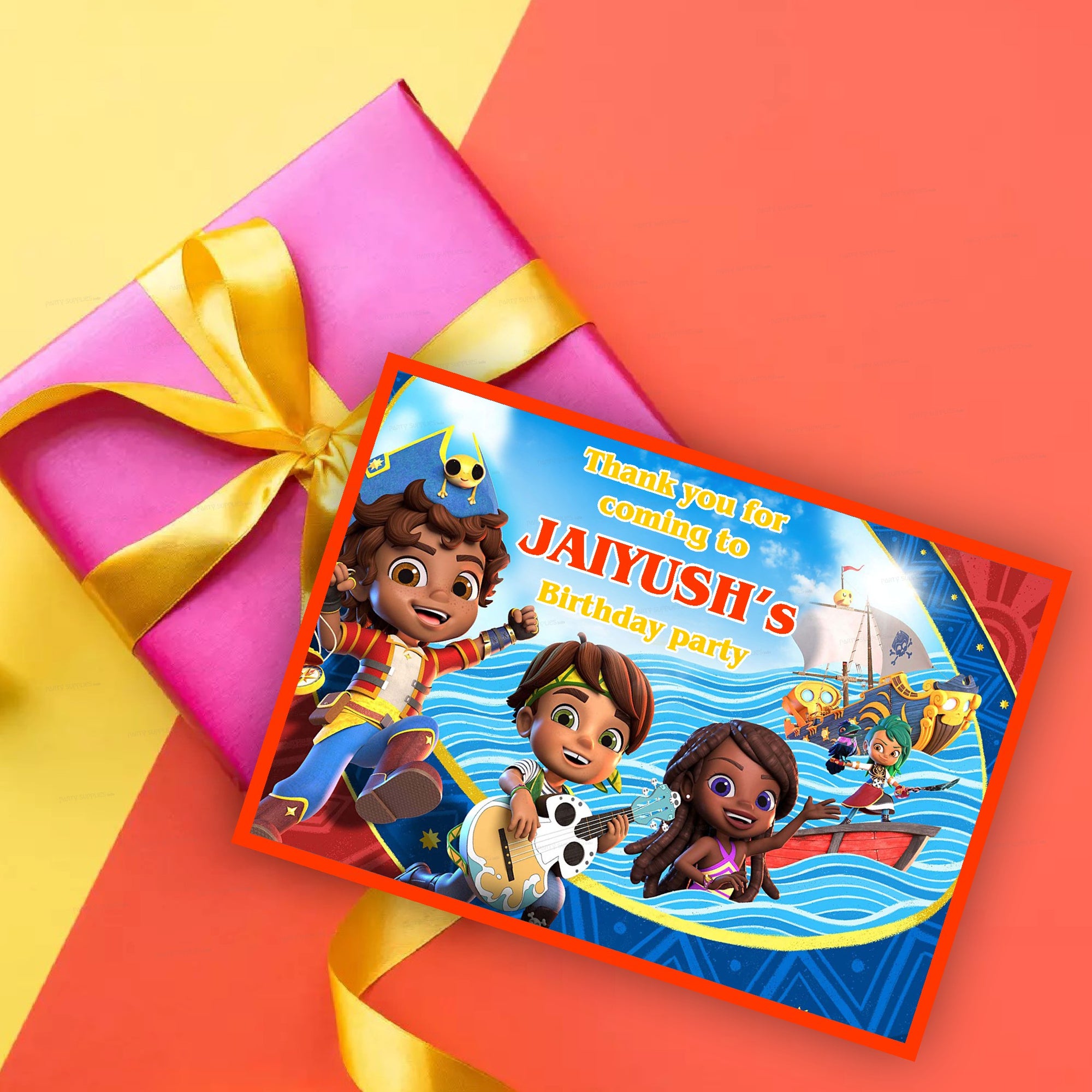 PSI Santiago Theme Thank You Card Party supplies online Party