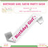 Birthday Girl White with Pink Satin Party Sash - image 1 of 3 | Party Supplies India
