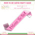 Mom to Be Pink Satin Party Sash - image 1 of 3 | Party Supplies India
