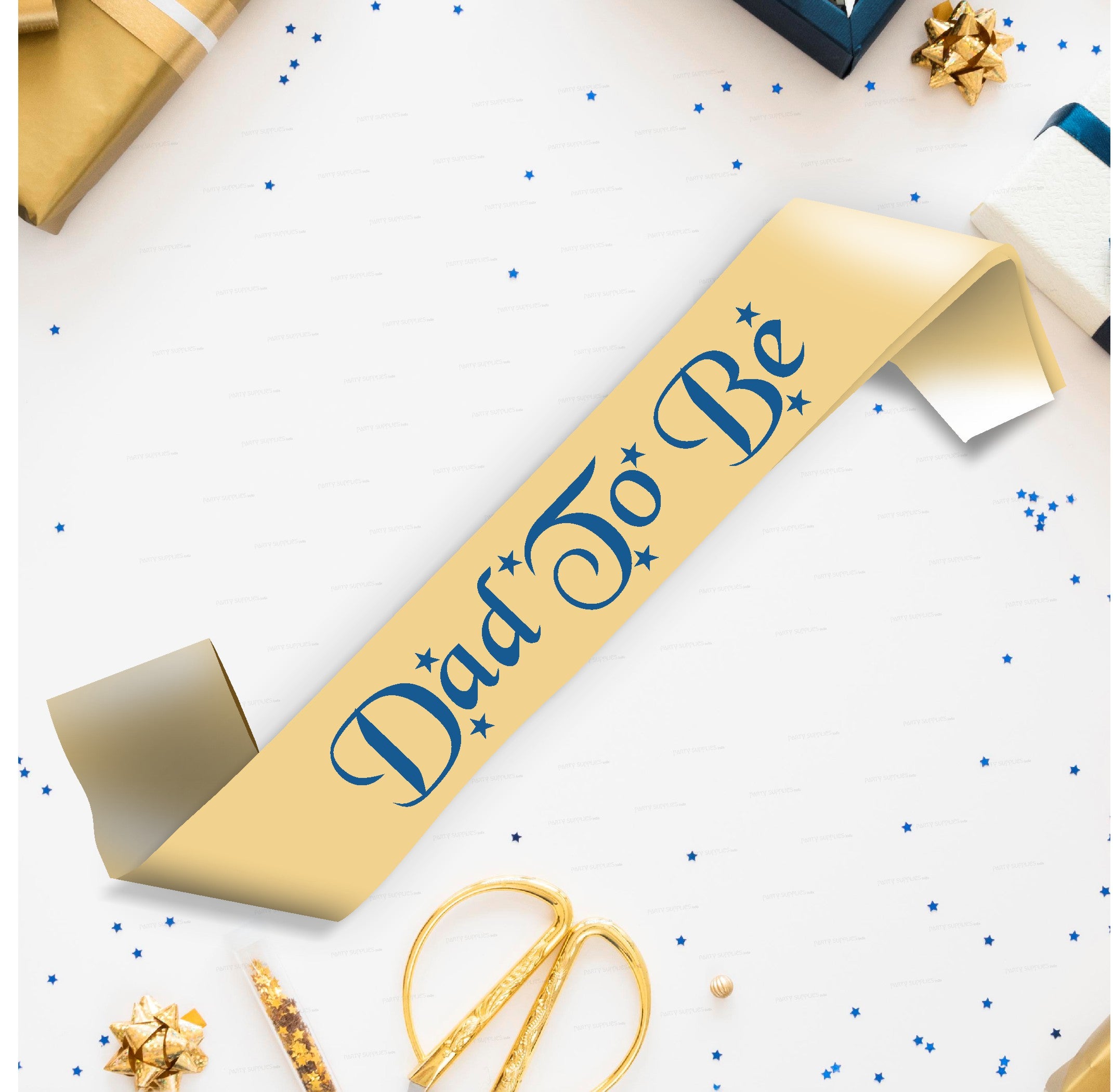 Dad to Be Sandal Satin Party Sash