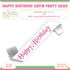 Happy Birthday White Satin Party Sash - image 1 of 3 | Party Supplies India