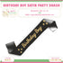 Birthday Boy Black Satin Party Sash - image 1 of 3 | Party Supplies India