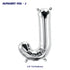 Alphabet J Premium Silver Foil Balloon - image 1 of 4 | Party Supplies India