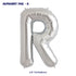 Alphabet R Premium Silver Foil Balloon - image 1 of 4 | Party Supplies India