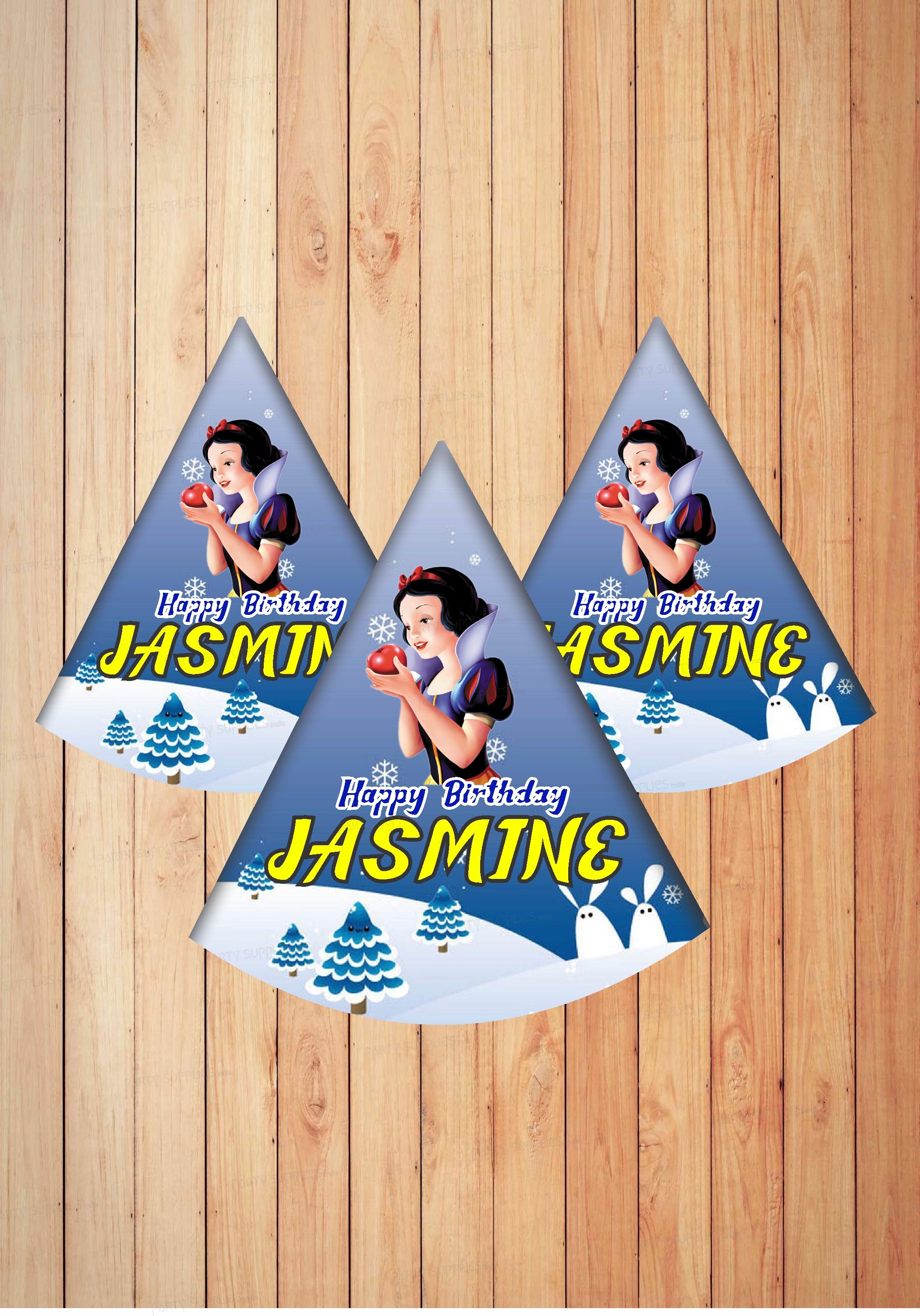 Snow And White Theme  Customized  Hat