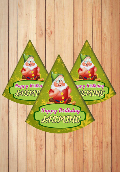 Snow And White Theme  Personalized Hat