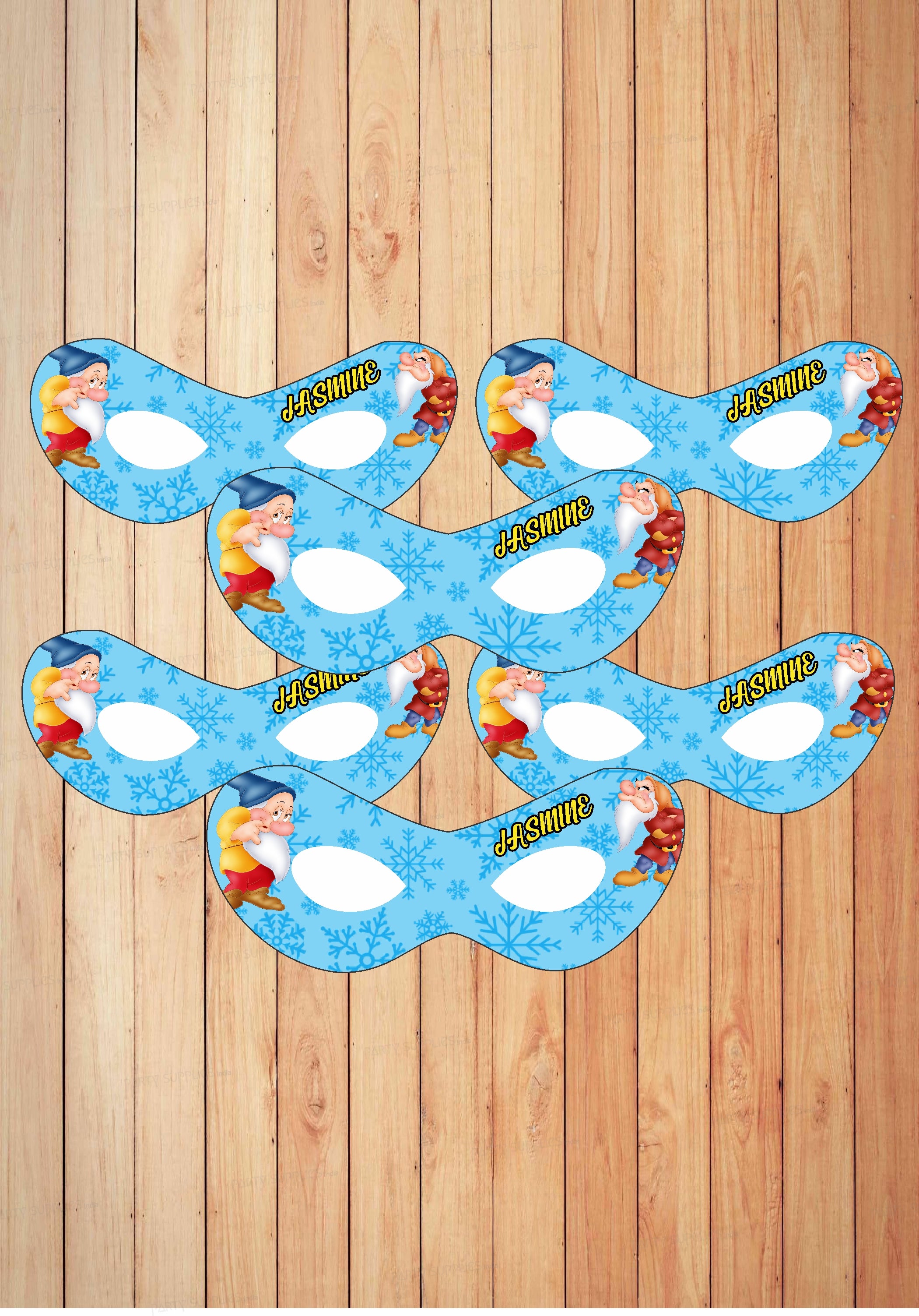 Snow And White Theme Eye Mask