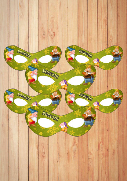 Snow And White Theme Personalized Eye Mask