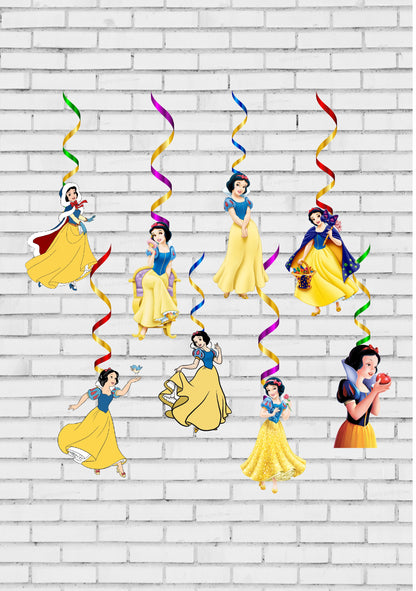 Snow And White Theme  Swirls