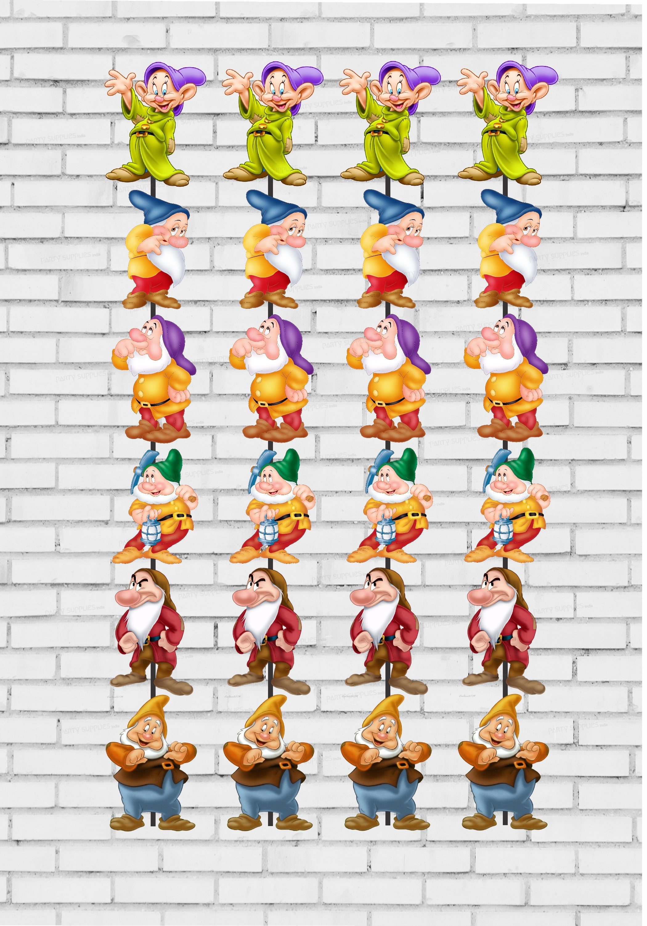 Snow And White Theme  Customized  Dangler