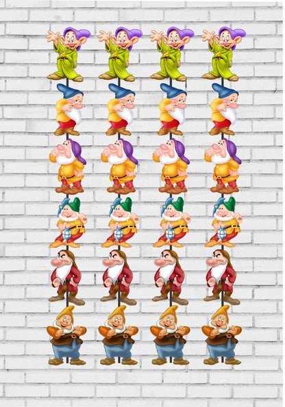 Snow And White Theme  Customized  Dangler