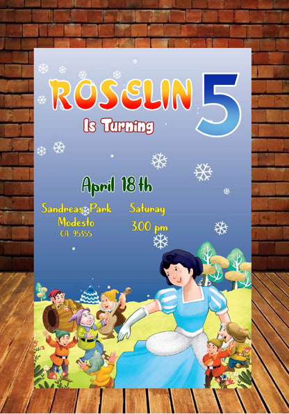 Snow And White Themes Invite