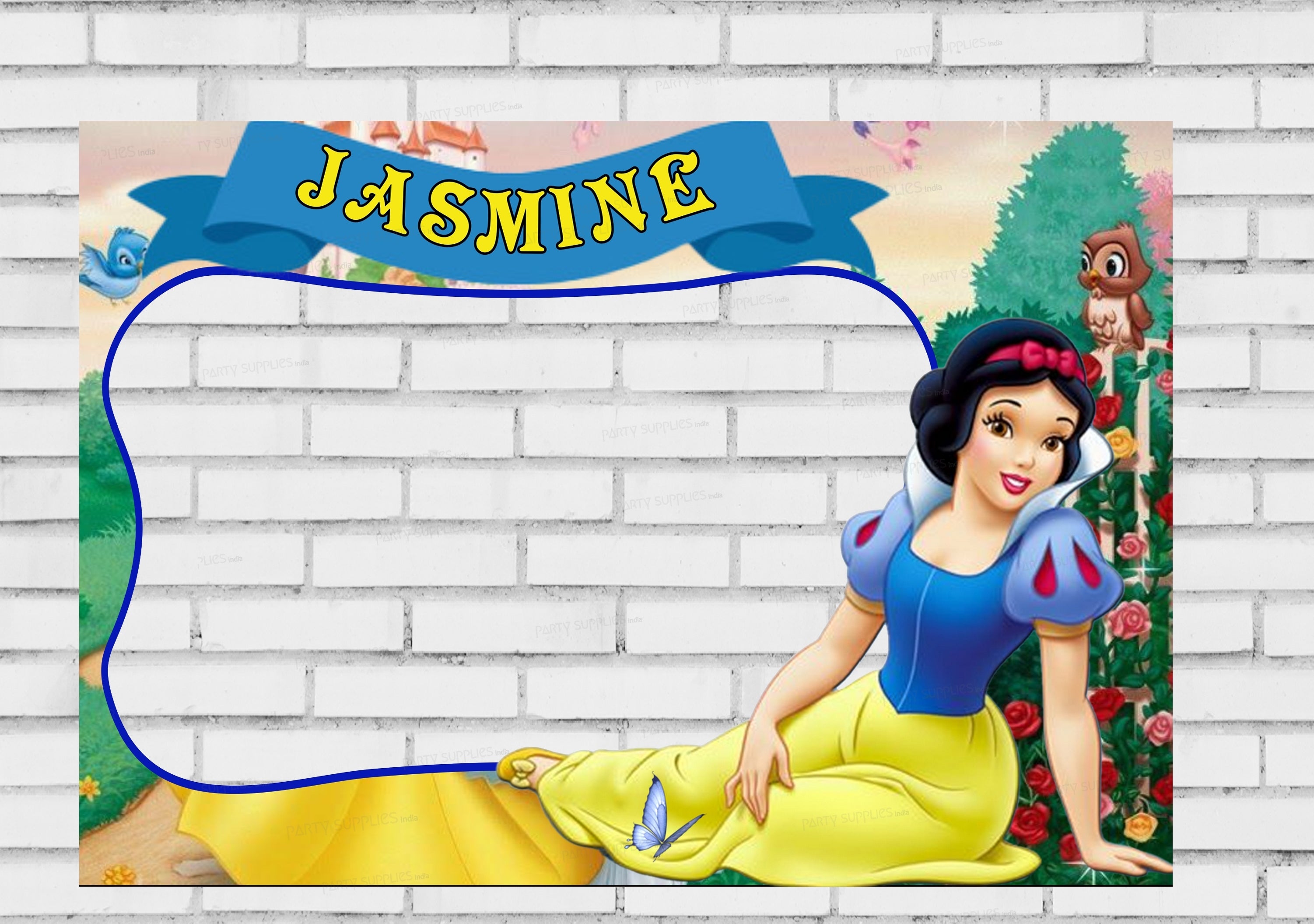 Snow And White Theme  Customized PhotoBooth