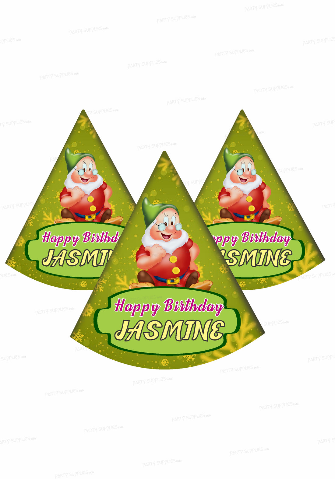 Snow And White Theme Personalized Hat