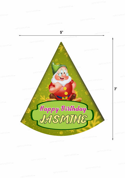 Snow And White Theme  Personalized Hat