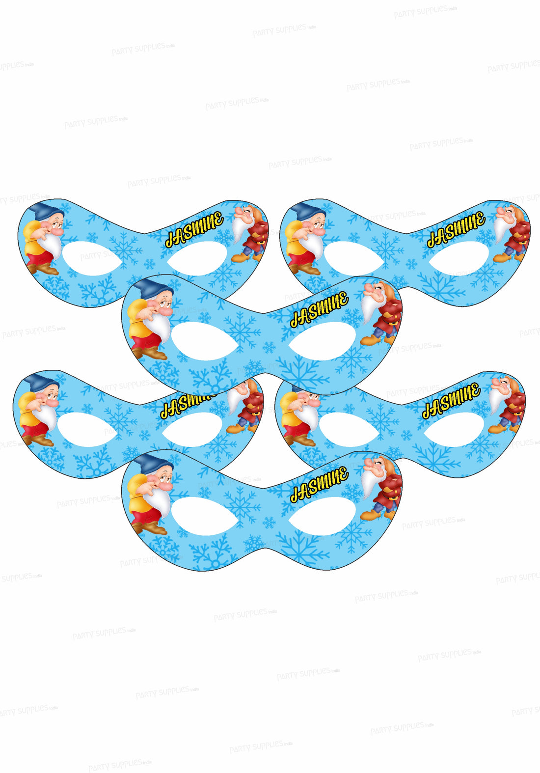 Snow And White Theme Eye Mask