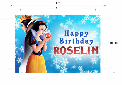 Snow And White Theme Customized Backdrop