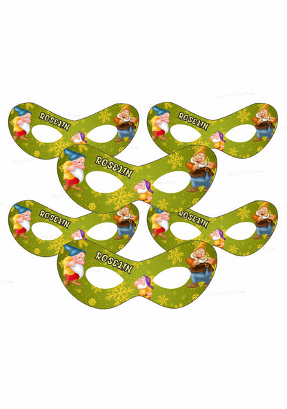 Snow And White Theme Personalized Eye Mask