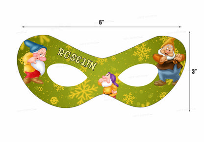 PSI  Snow And White Theme Personalized Eye Mask