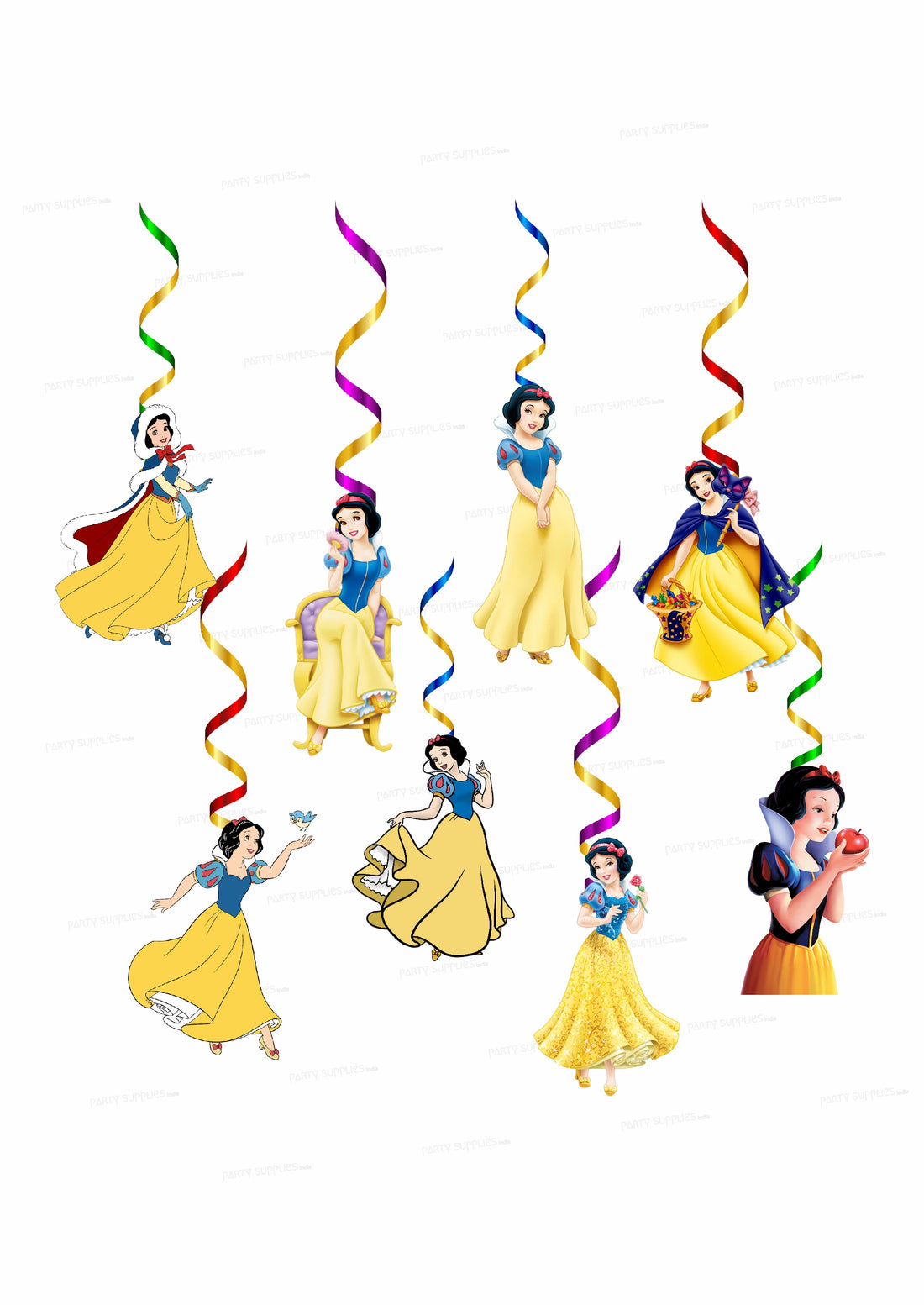 Snow And White Theme Swirls