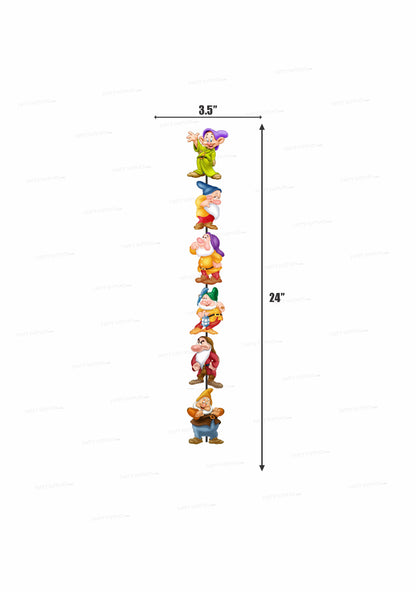 Snow And White Theme  Customized  Dangler