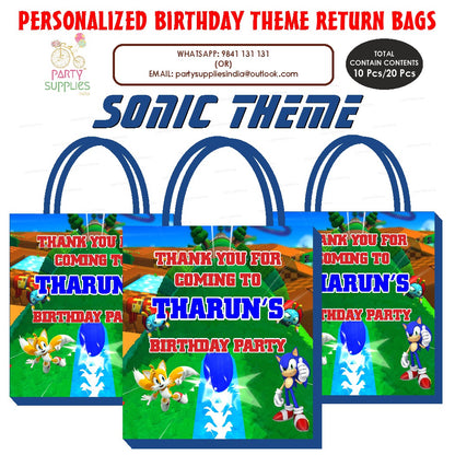 Sonic the Hedgehog Theme Return Gift Bag
